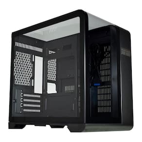 Gabinete Gamer Aquário K-Mex Cyberpunk CG-48KI - Display Digital - USB 3.2 - M-ATX - Preto