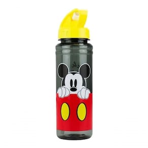 Garrafa Plastico Com Canudo Mickey Mouse 700ml Disney