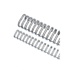 Wire-o Garra Duplo Anel 1" Para 200 Fls A4 2x1 Preto 50 Und