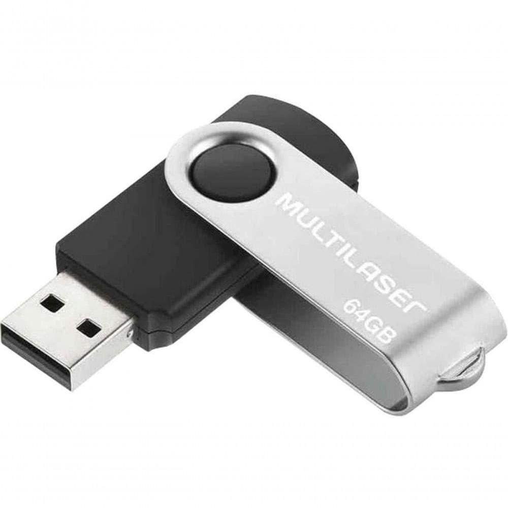 Pendrive Twist Preto 64gb Pd590