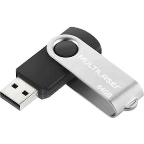 Pendrive Twist Preto 64gb Pd590