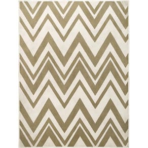 Tapete Para Sala Beige And White Perola 1,50x2,00 São Carlos