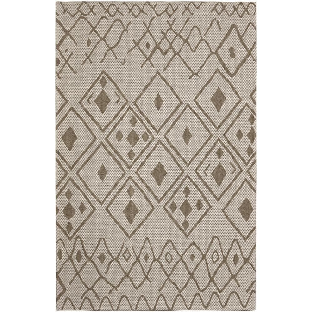 Tapete P/ Sala Serido 21645 Cream/taupe 1,43x2,20 São Carlos