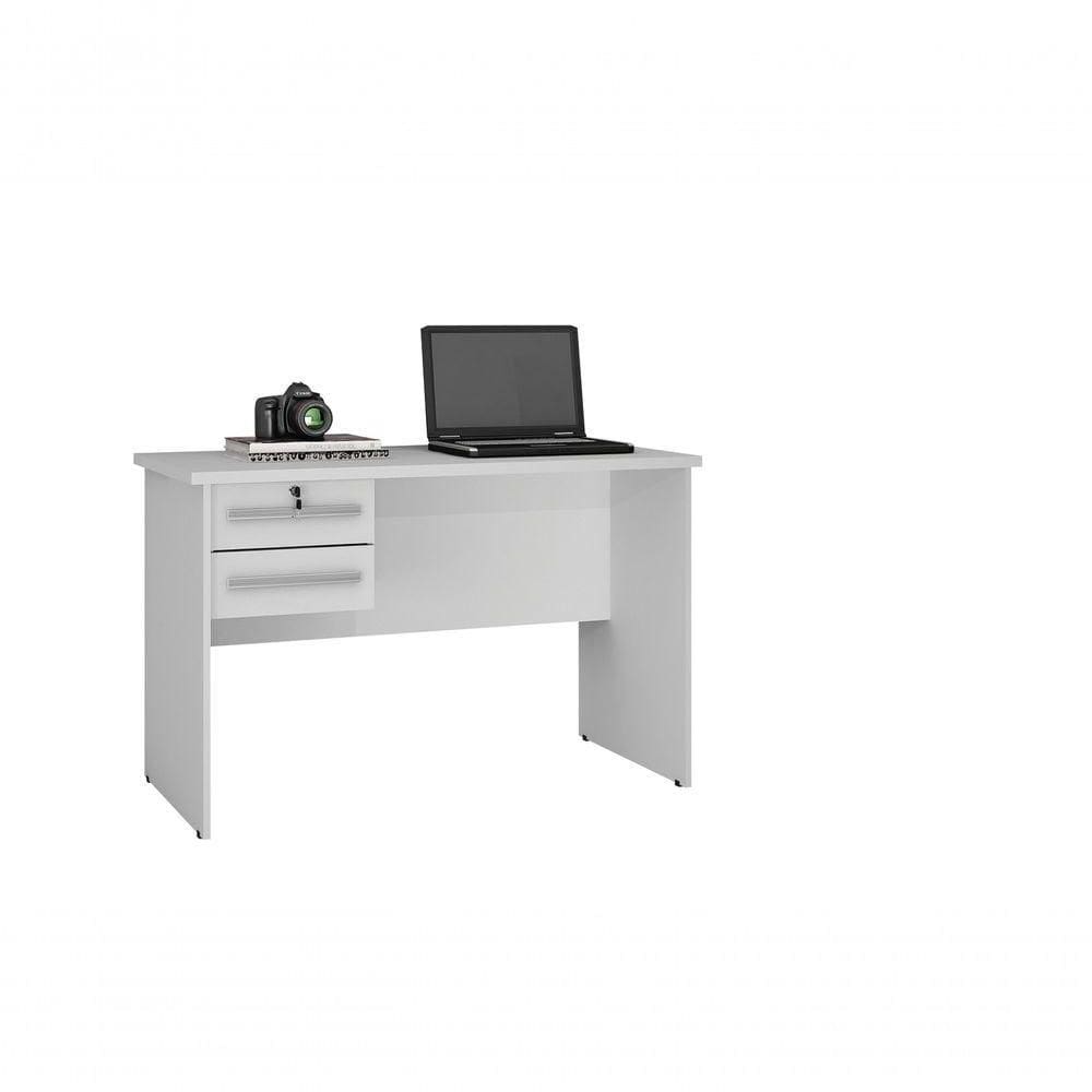 Escrivaninha Mesa Para Computador Byte 2 Gavetas Com Chave