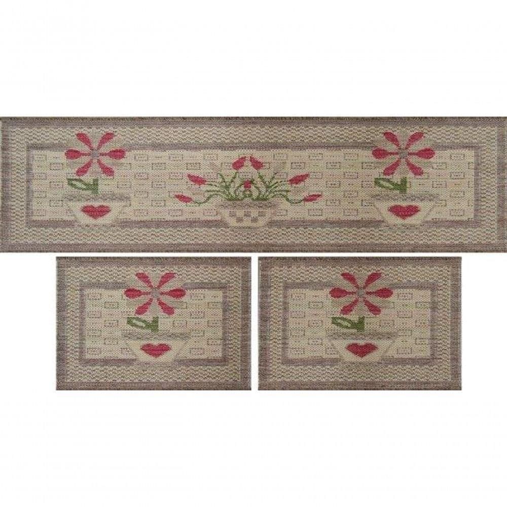 Jogo De Cozinha Sisal Look 3 Peças - Margarida