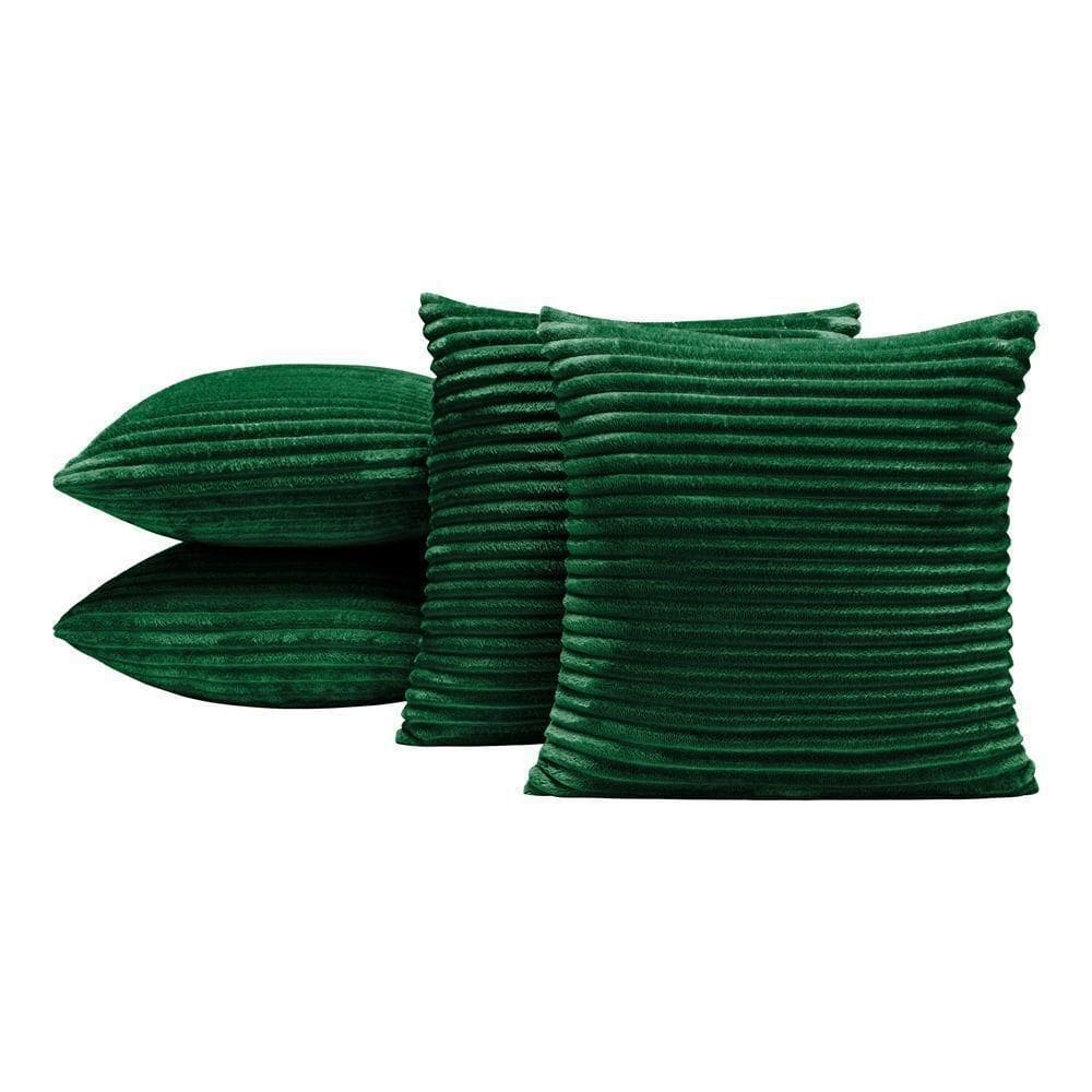 Capas De Almofadas Velvet Bariloche 45x45cm 04 Peças - Verde