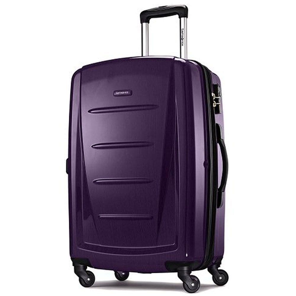 Bagagem Samsonite Winfield 2 Hardside expansível de 24 polegadas roxa