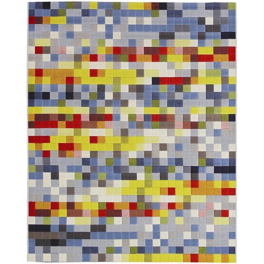 Tapete Para Sala Pixel N Colorido 1,50x2,00 São Carlos