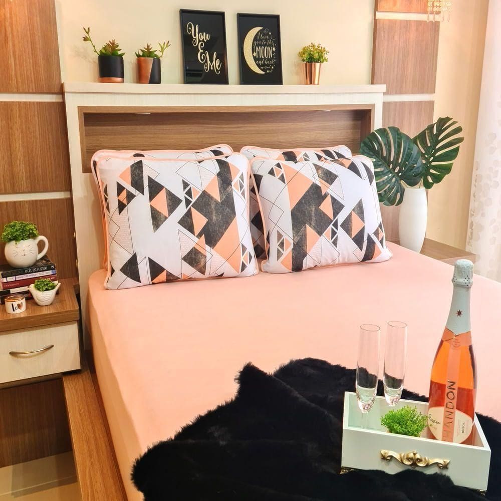 Jogo De Lençol Malha 100% Algodão King Size Salute 3pçs