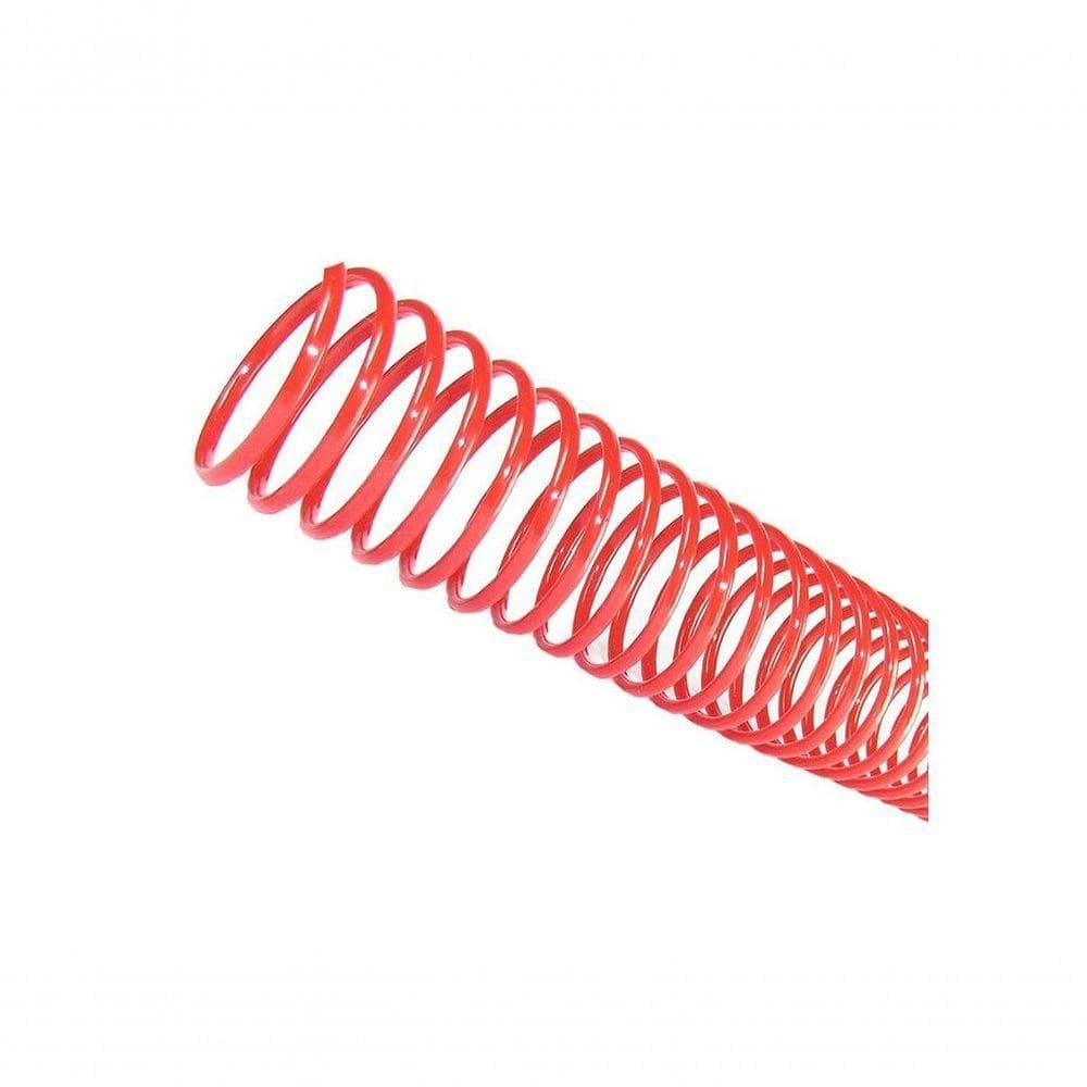 Espiral Para Encadernação Vermelho 29Mm 200 Folhas 35 Und