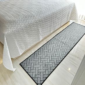 Tapete Passadeira Carpete Trama 0,50 X 4,00 Cinza