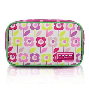 Estojo Tamanho Médio Rosa Sapeka Jacki Design Fúcsia - Floral Pink Mochila