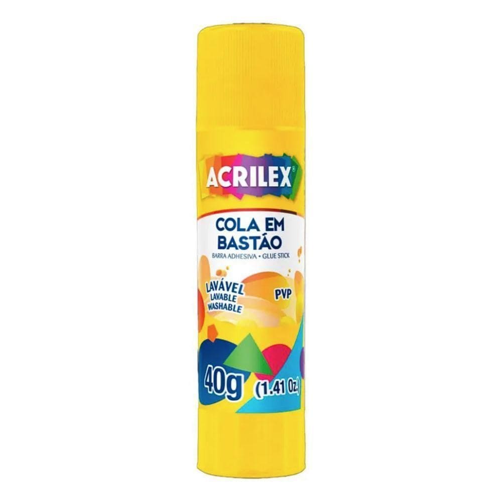 Cola Bastão Lavável Atóxica Acrilex 40g