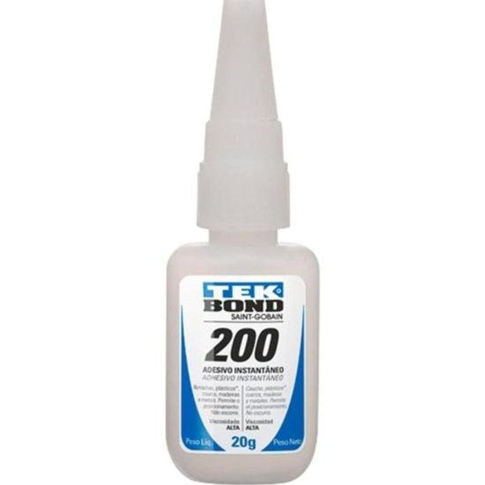 Adesivo Instantâneo 200 20g Tekbond - Cx - 10