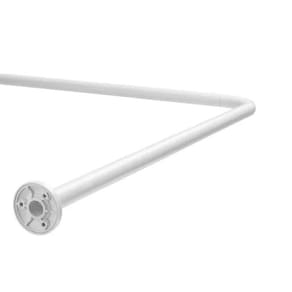 Porta Cortina Box Tubo Em L