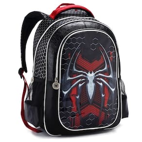 Mochila Costas Infantil Masculino Spider Aranha Dark Grande