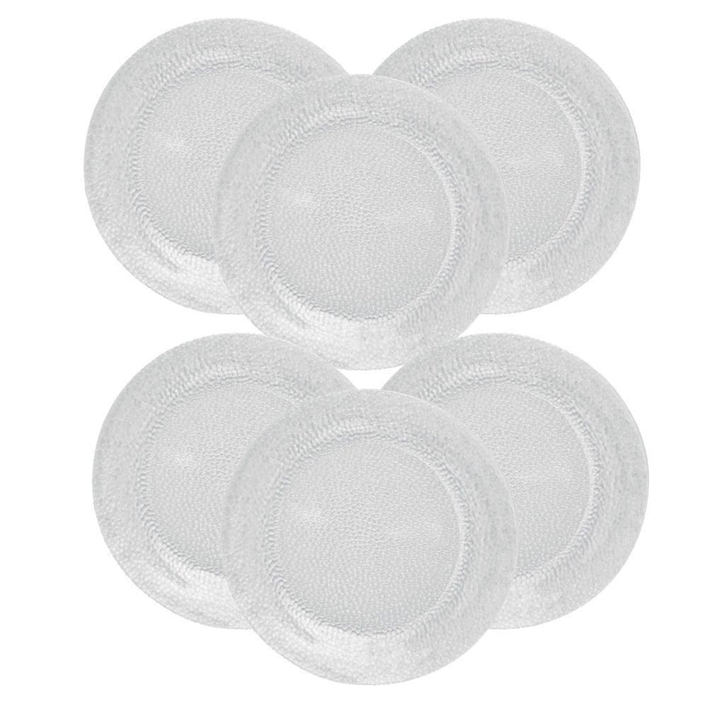 Kit 6X Prato Acqua Fundo 22Cm