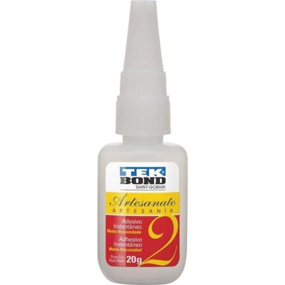 Adesivo Instantâneo Artesanato Nº2 20G Tekbond