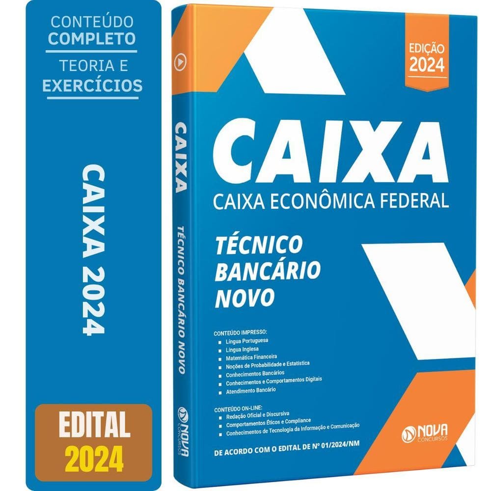 Apostila Caixa 2024 - Técnico Bancário Novo