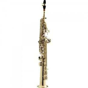Saxofone Harmonics Bb Hst410l Soprano Reto Laqueado. - Elegância Garantida