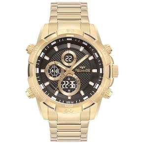 Relógio Technos Masculino Digitech Dourado - Bj4060ab/1p Bj4060ab/1p