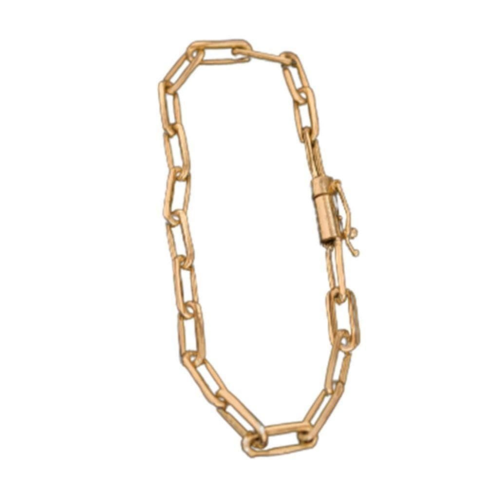 Pulseira Carti Com Fecho Canhão Pussera Moeda Antiga 8mm