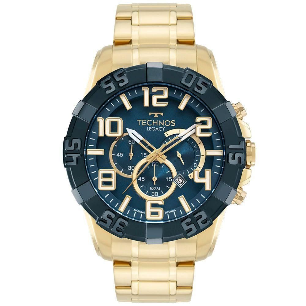 Relógio Technos Masculino Legacy Dourado - Os20iqs/1a