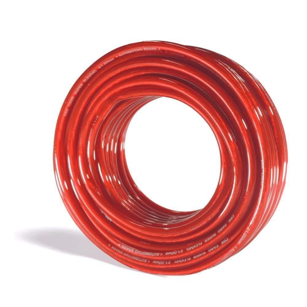 Cabo De Bateria Crk 21.00mm 25m Vermelho