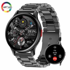 Relógio Inteligente 1.43 Polegadas Amoled Senbono Max 11 Preto Prateado