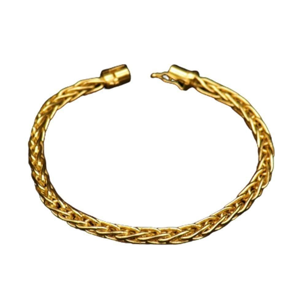 Pulseira Palmeirinha 6mm Moeda Antiga. - design resistente