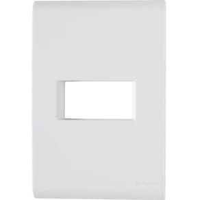 Placa 1 Posto Horizontal 4 X 2 Tramontina Liz Branca - Tramontina
