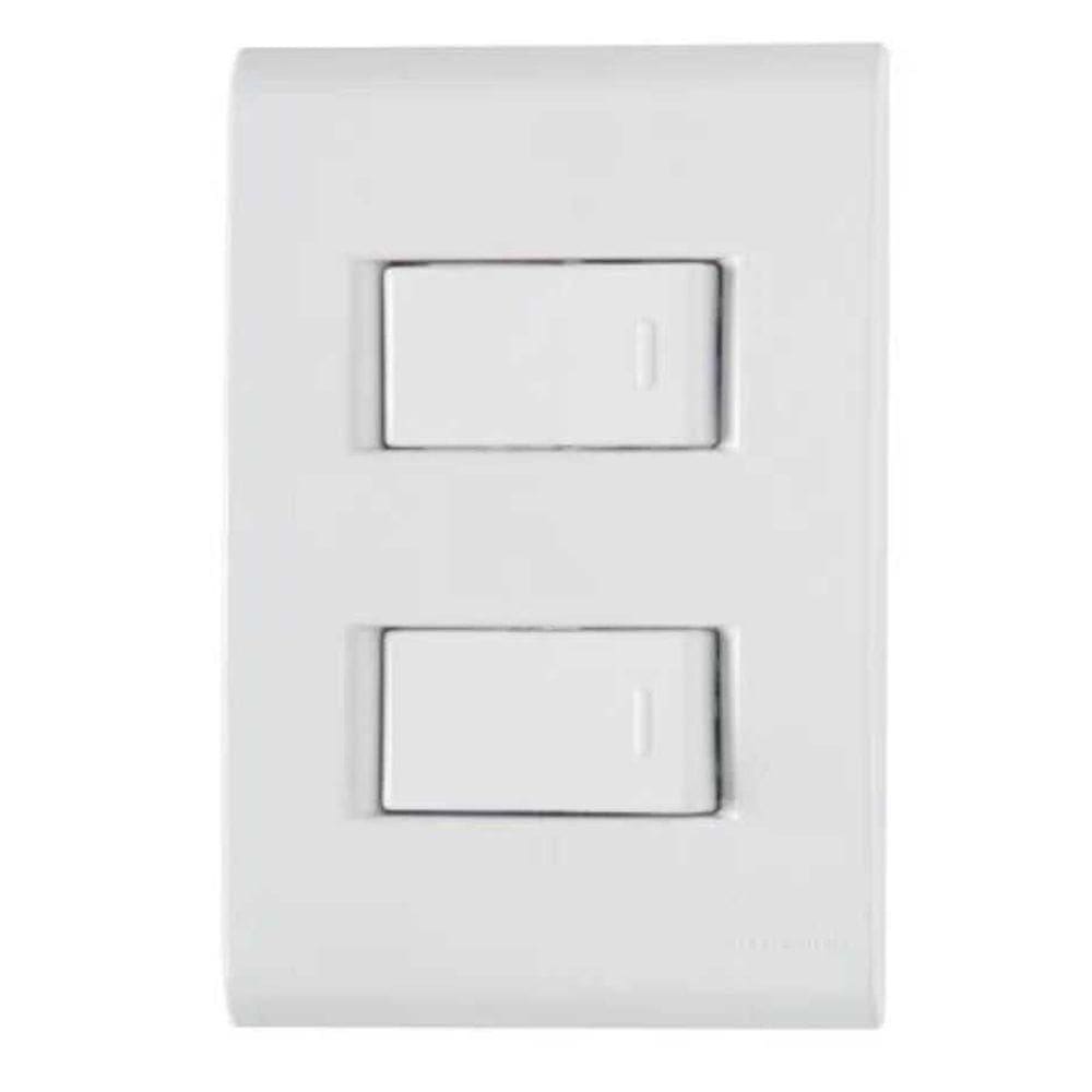 Conjunto 1 Interruptor Simples - Liz Branca - Tramontina