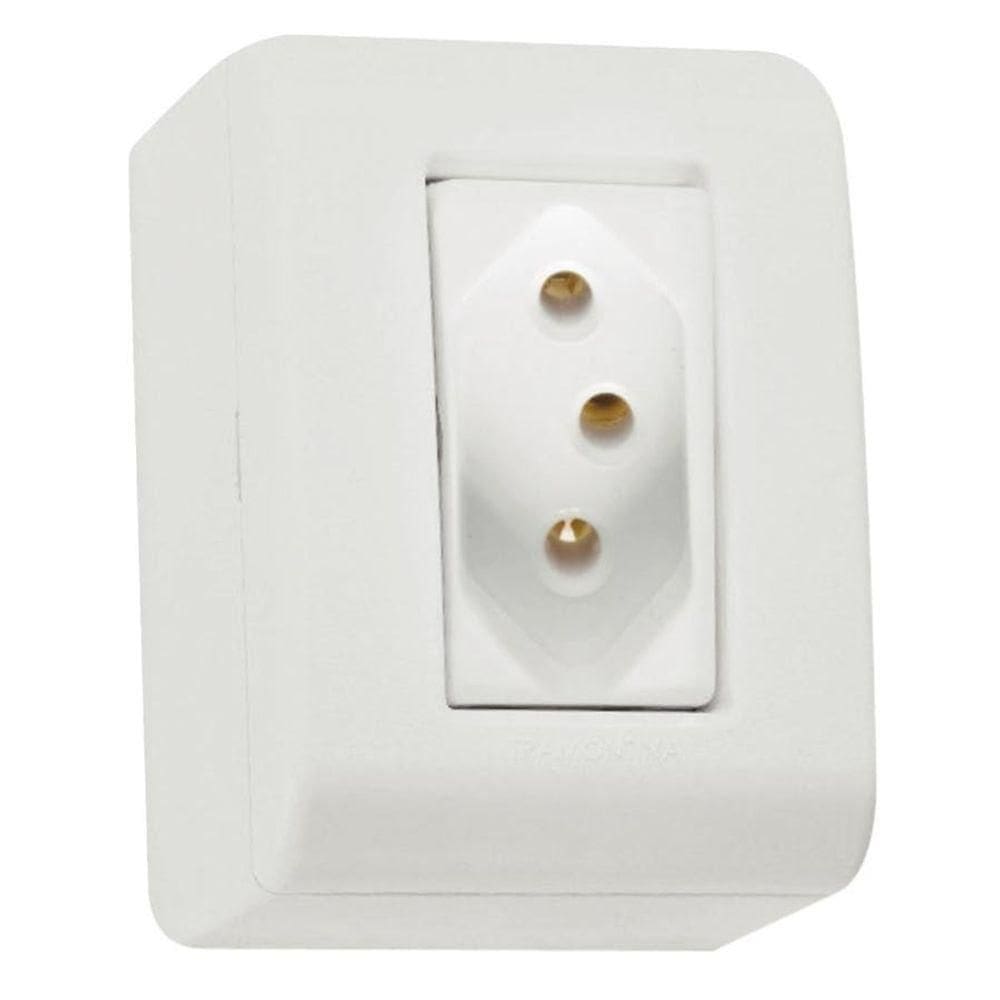 Conjunto Caixa 1 Tomada 2p + T250v/ 20a - Tramontina