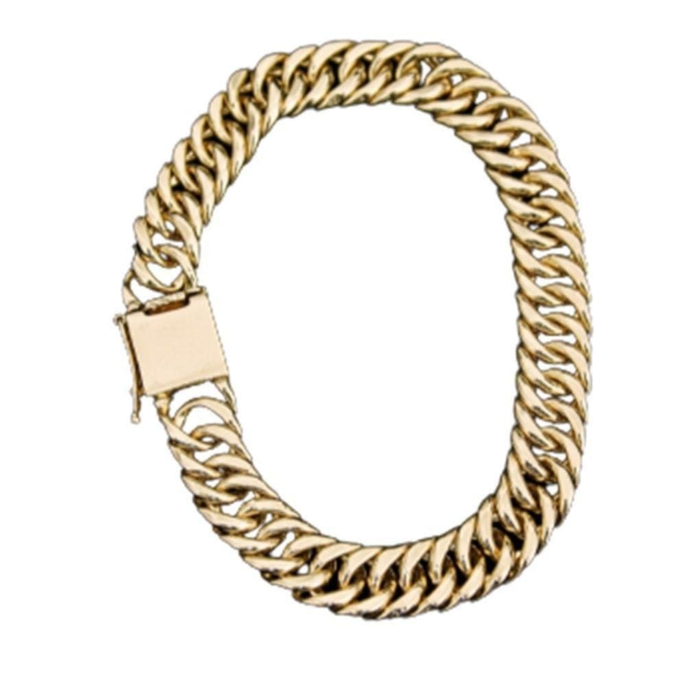 Pulseira Grumet Ocada Fecho Trava Duplo 11mm Moeda Antiga. - Seleção de Alta Qualidade