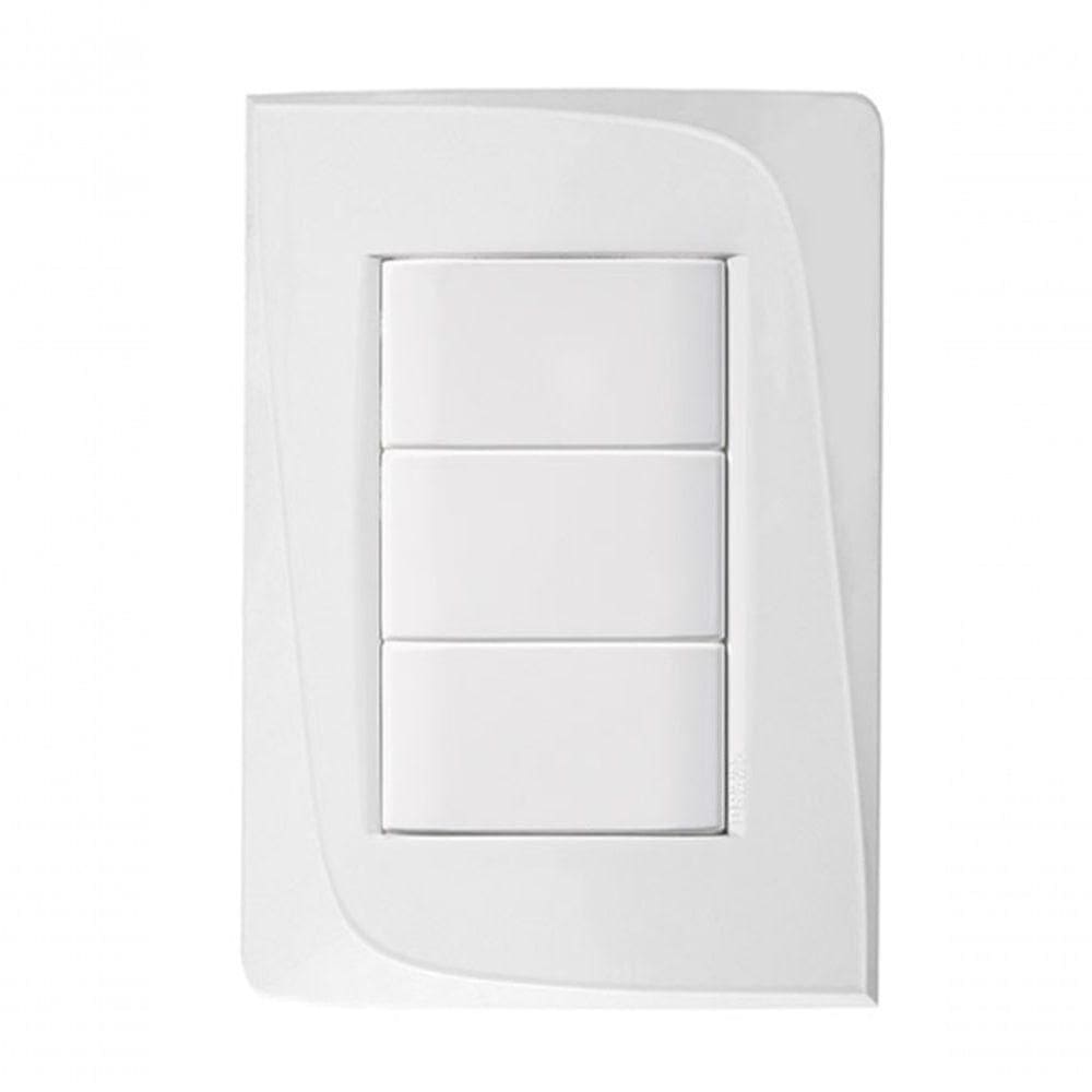 Placa Cega 2x4 Com Suporte Branca 50529 Tendeza - Pezzi