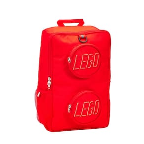 Mochila LEGO Brick Red para itens essenciais para escola e trabalho