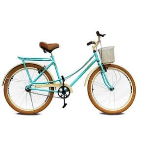 Bicicleta Aero Aro 26 Bella Retro 359 Azul Tifanny