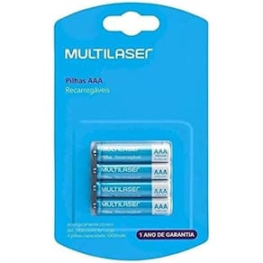 Pilhas Recarregaveis Aaa (1000mah) 4 Uni