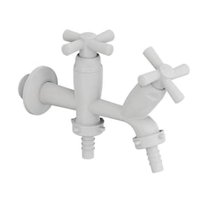 Torneira Pvc Para Tanque-maquina Cross Branca 1-2" - Tigre