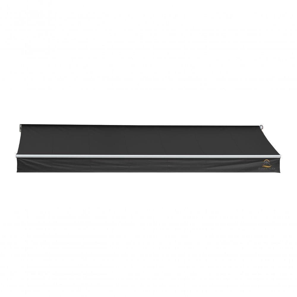 Toldo Articulado Flex - Pvc - 4,00M Preto Projeção 3,00