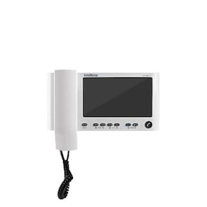 Módulo Interno Videoporteiro Iv 7000 Hs In Branco Intelbras Monitore Ambientes Pelo App