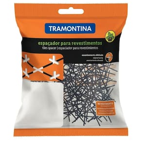 Espaçador Cruzeta Plástico Tramontina 1mm Saco 100 Un Tramontina
