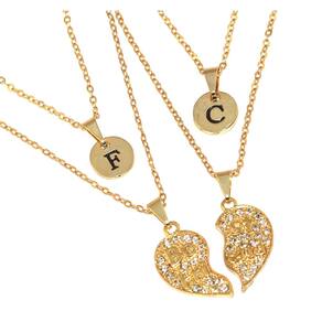 Colar Cordão Amizade Best Friends Amigas Folheado 18k