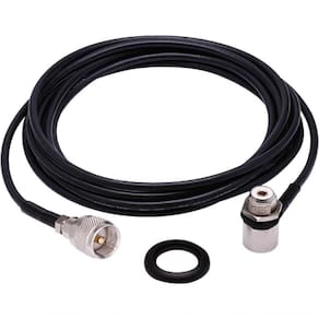 Kit Cabo Rg-58 5,5 Metros Conector Uhf M-802k