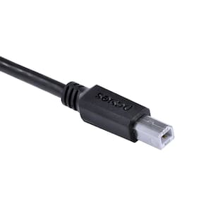 Cabo Usb Tipo C Para Usb B 2.0 1m Preto - Pucbp-1