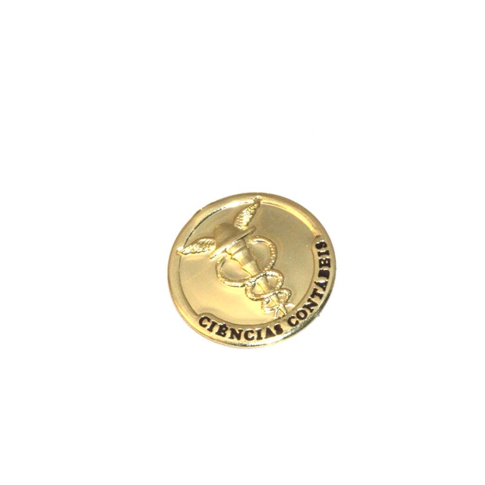 Broche Folheado de 2 Cm - Cuidados e Garantia 3 Meses