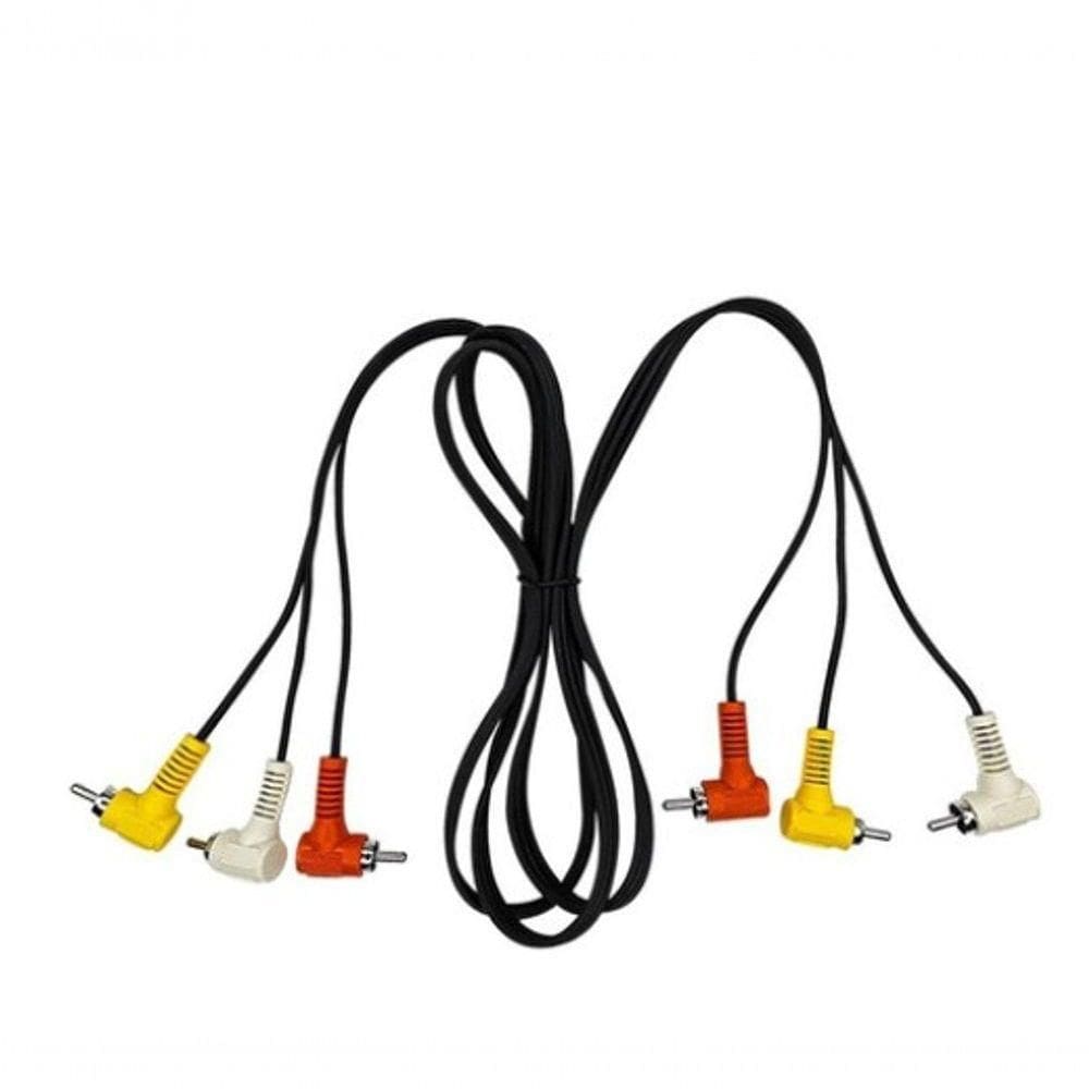 Cabo 3 + 3 Rca 90° 1,80 Cm Star Cable