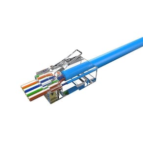 Conector Rj45 Macho Cabo Solido Cat6 Sohoplus - Pct / 10