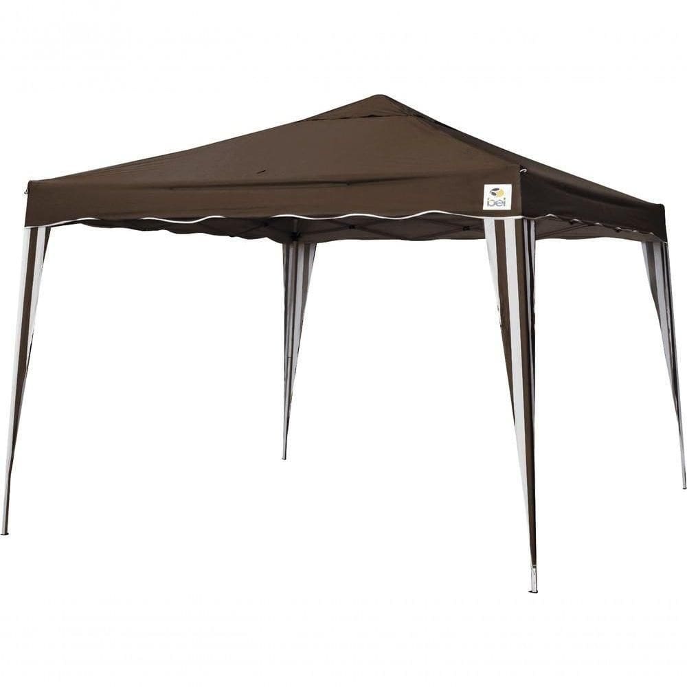Tenda Gazebo Dobrável 3,00 X 3,00 M Marrom Bel Lazer