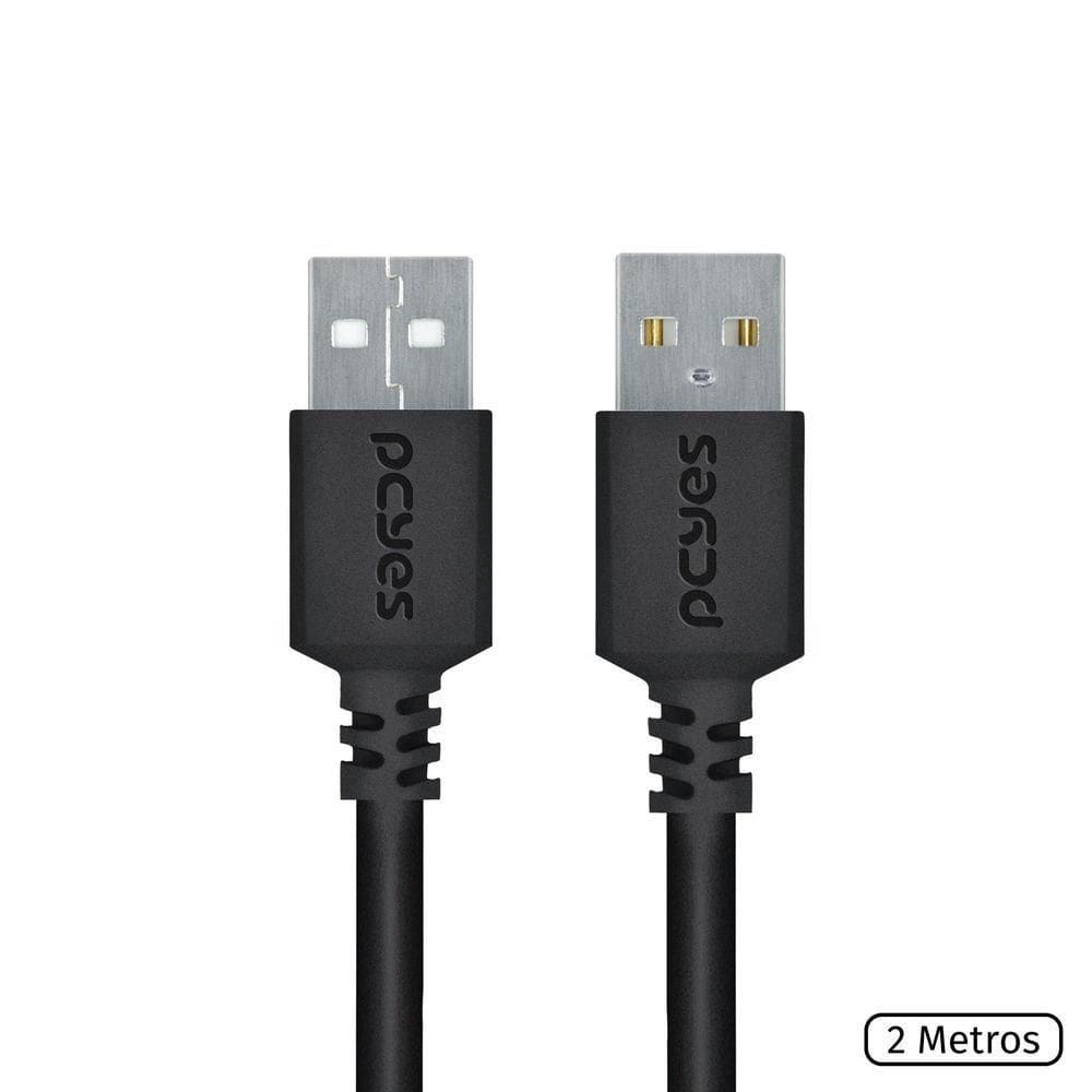 Cabo De Dados Usb A 2.0 Macho 2m - Puam2-2